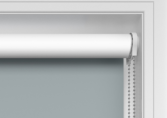 Lycia (FR Blackout), Angora Grey - Twist&Fit Roller Blind - Image 11